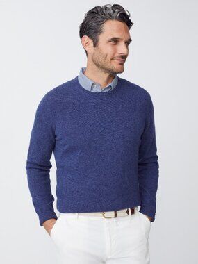 J McLaughlin Caldwell Cashmere Sweater - Dark Denim NEW